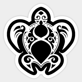 White Turtle Sticker